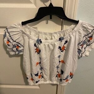 Floral crop top